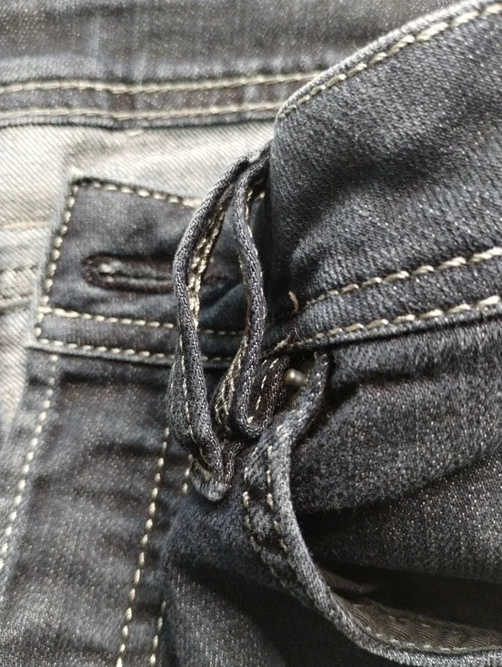 Women's Dark Blue Straight-Leg Jeans Size (34X32) - Picture 11 of 12